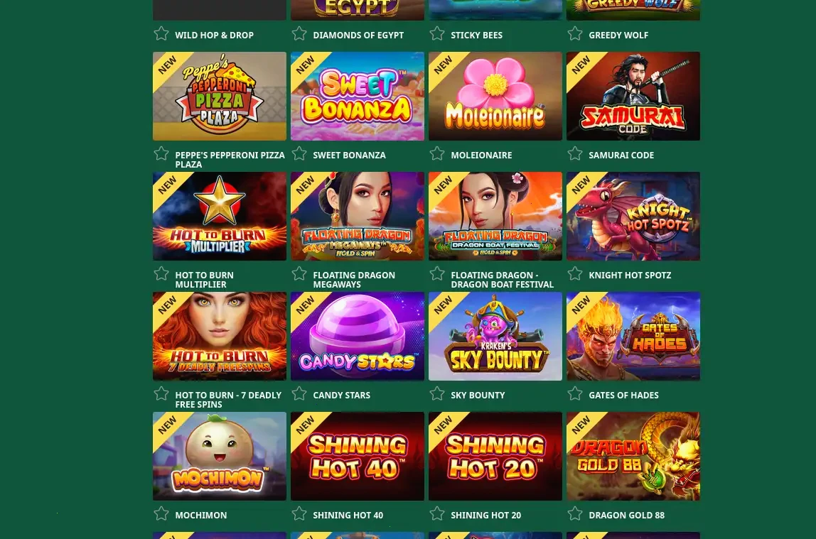 Spinstar online casino registratie en bonus overzicht